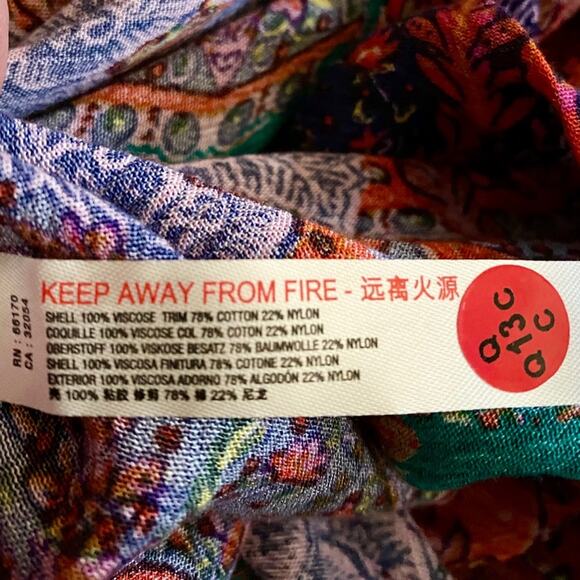 Free People Count Me In Trapeze Mini Dress Red Hot, Small - Picture 7 of 8